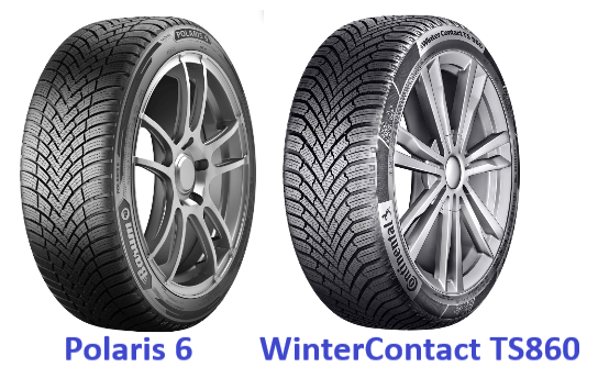 zimné pneumatiky Barum Polaris vs Continental TS860